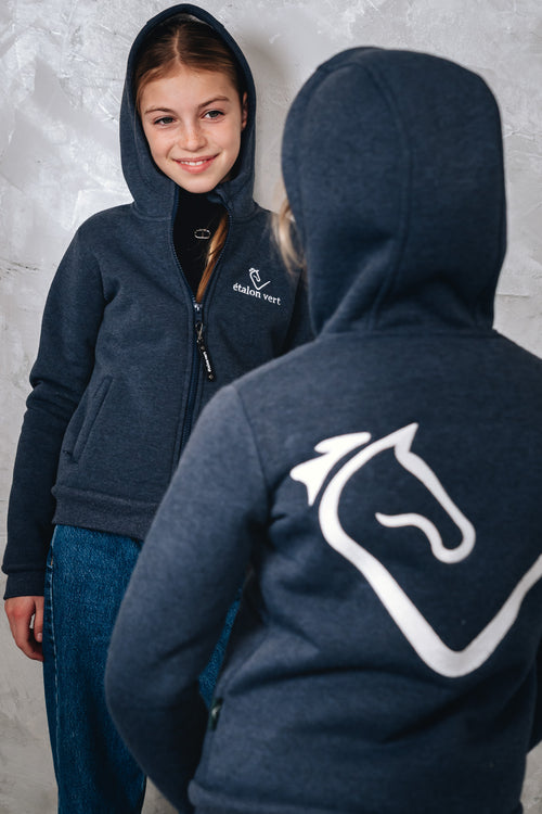 Carthago Zip Hoodie Young Riders - Navy
