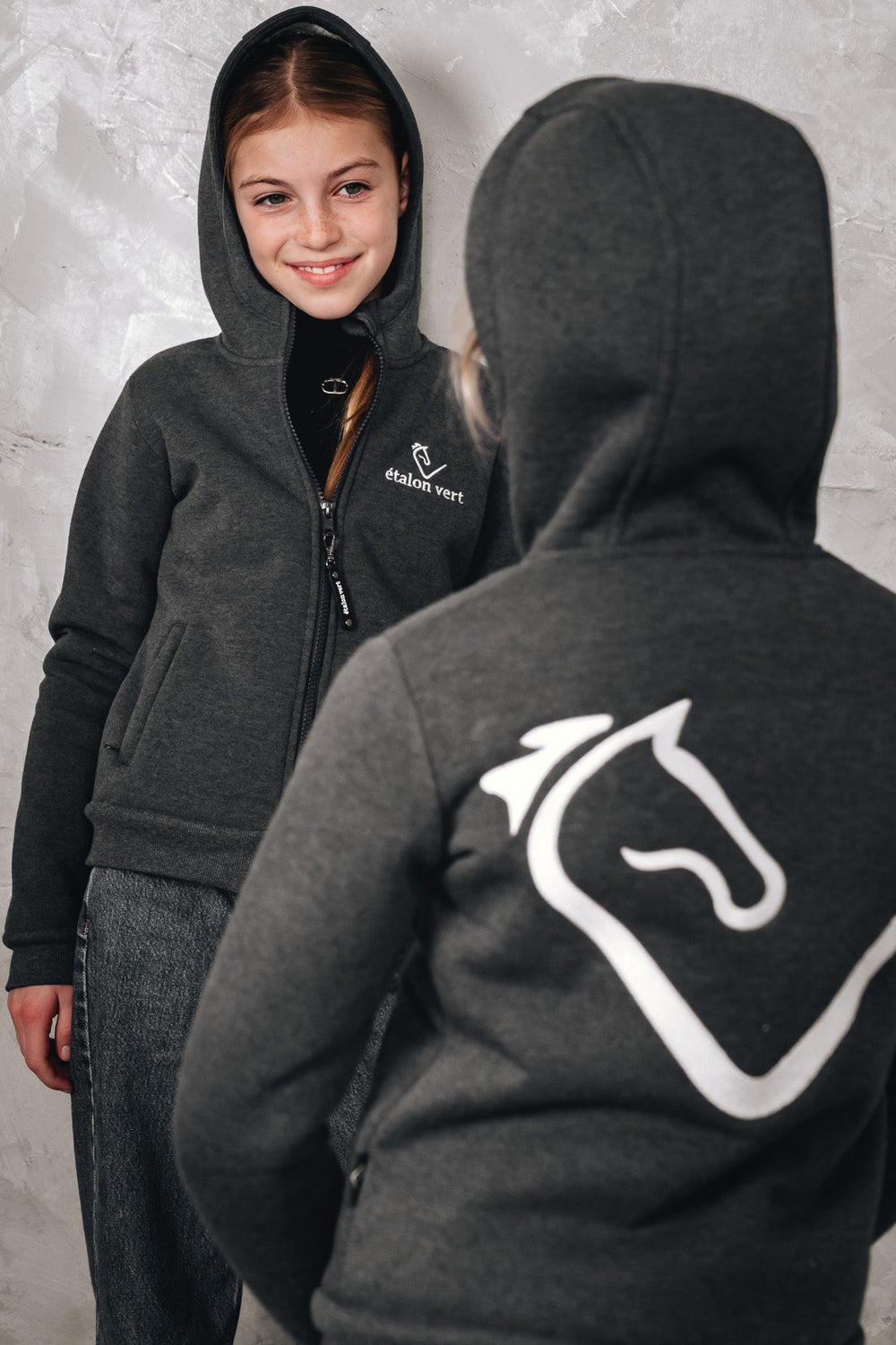 Veste zippée Carthago Young Riders - Anthracite
