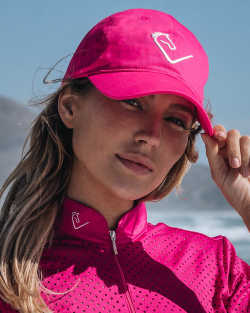 Heartbreaker Cap - Very Berry / White