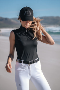 Funktionsshirt Star Gold Young Riders Sleeveless - Black