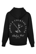 Pharos 2.0 Oversize Fit Hoodie - Horses & Cocktail - Black