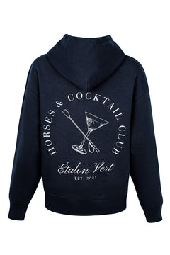 Pharos 2.0 Oversize Fit Hoodie - Horses & Cocktail - Navy