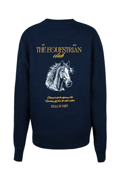 Fuego - Equestrian Club Oversize Sweater - Navy