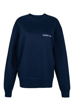 Fuego - Horses & Cocktail Club Oversize Sweater - Navy