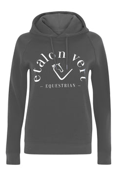 Quaterback Hoodie - Horses & Cocktail Edition - Antrazit