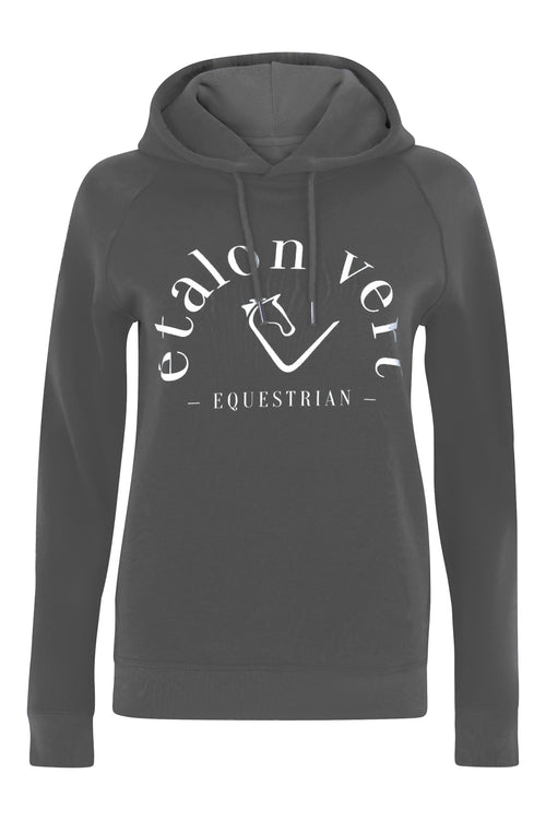 Quaterback Hoodie - Horses & Cocktail Edition - Antrazit