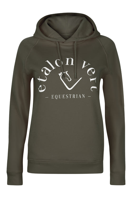 Quaterback Hoodie - Horses & Cocktail Edition - Olive