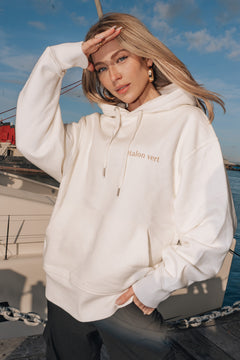 Pharos 2.0 Oversized Hoodie - Horses & Cocktail Club Off-White *Limited Edition