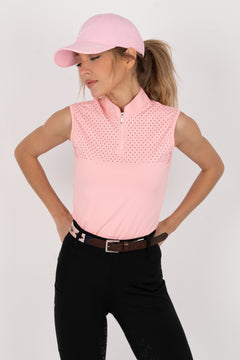 Funktionsshirt Star Gold Young Riders Sleeveless - Candy Pink