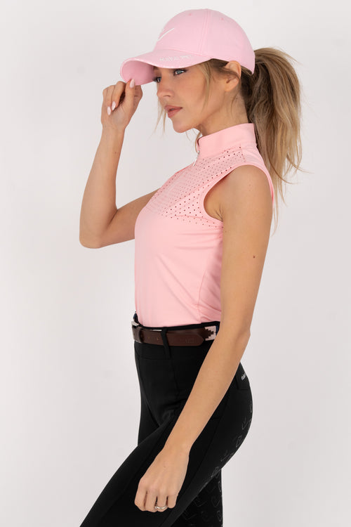 Funktionsshirt Star Gold Young Riders Sleeveless - Candy Pink