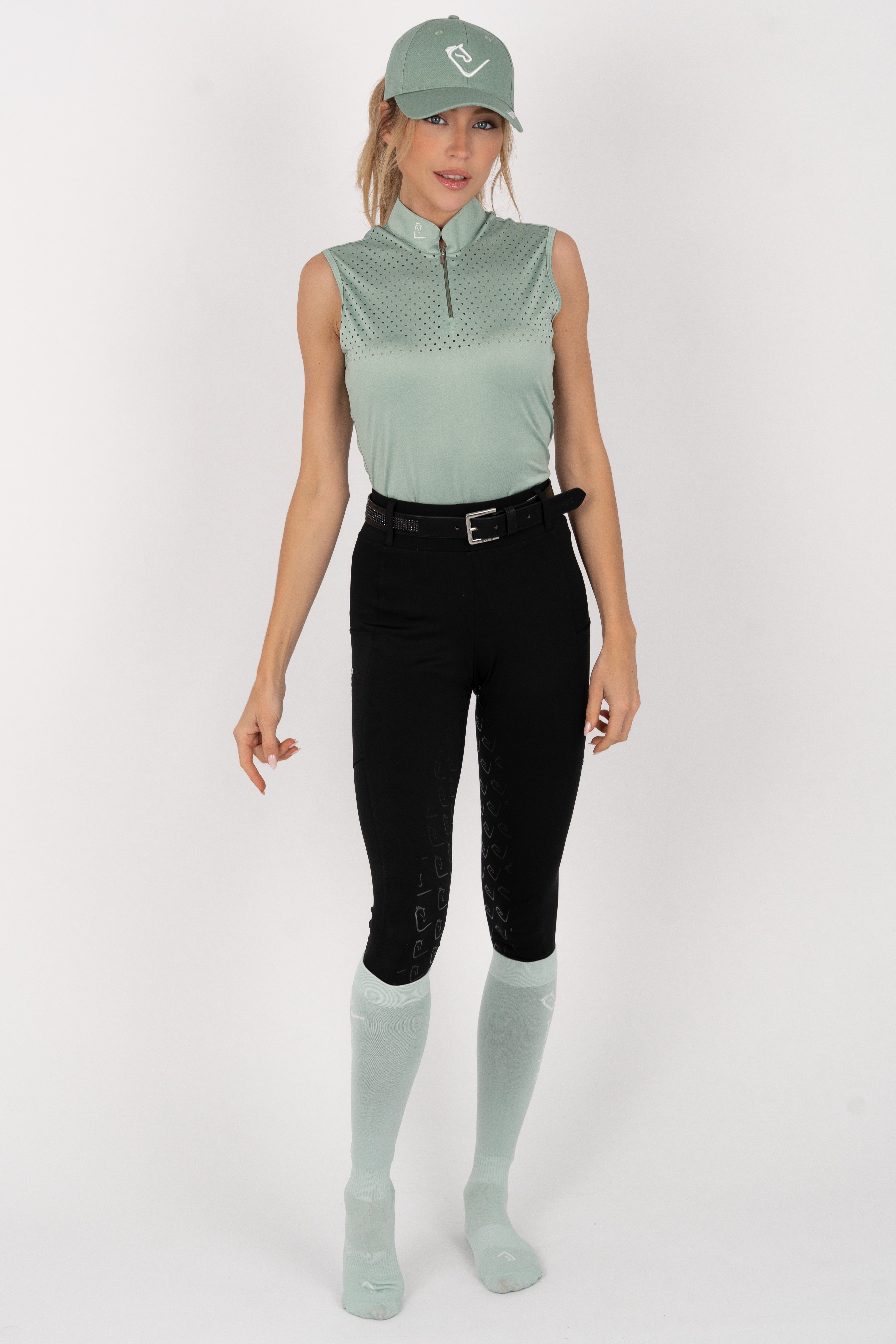 Funktionsshirt Star Gold Young Riders Sleeveless - Pale Teal