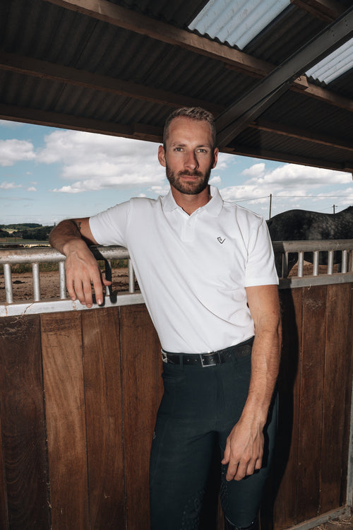 Herren Poloshirt Sandro Hit 2.0 - White