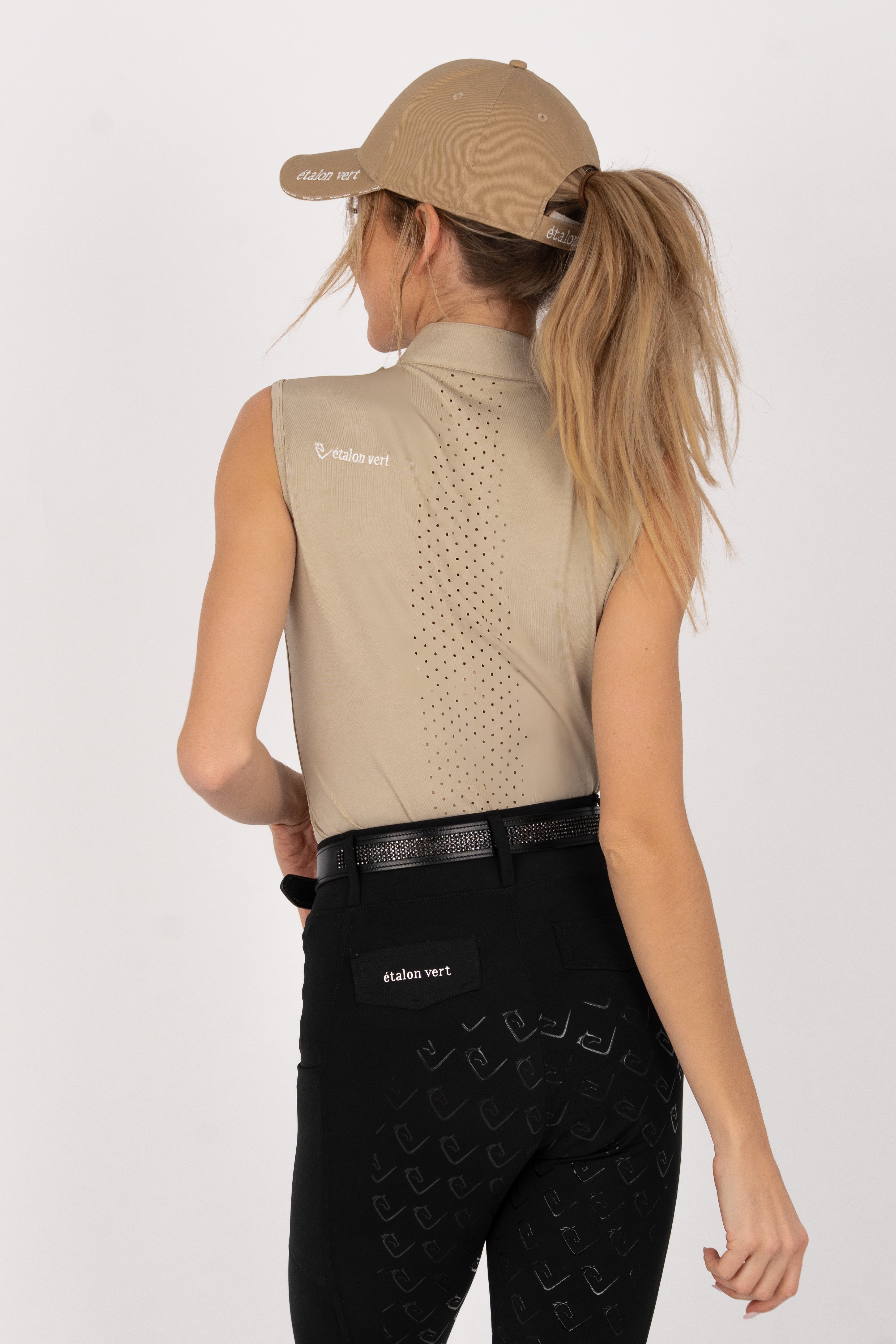 Funktionsshirt Star Gold Sleeveless perforiert - Beige