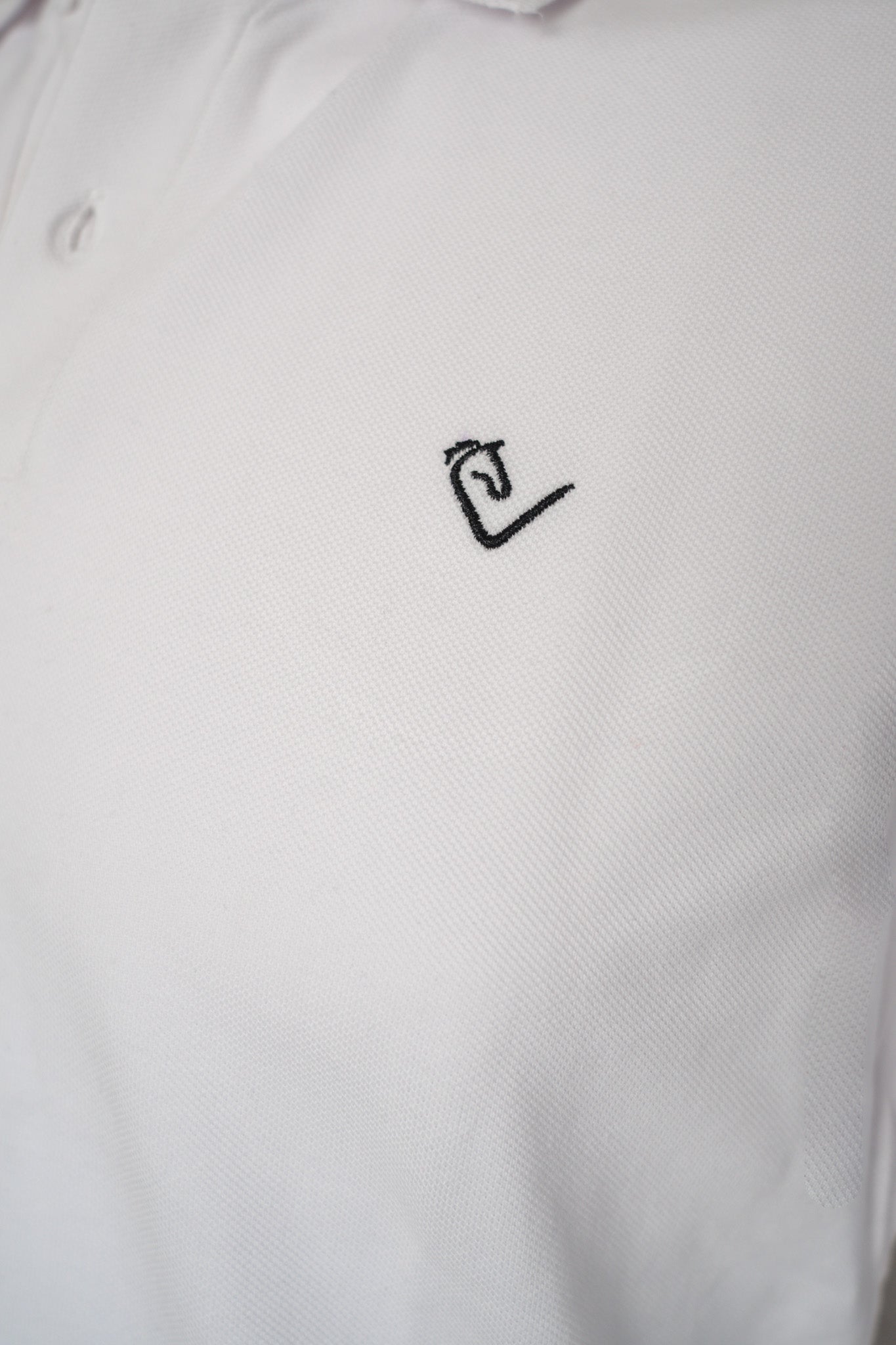 Polo Sandro Hit 2.0 Young Riders manches longues - blanc