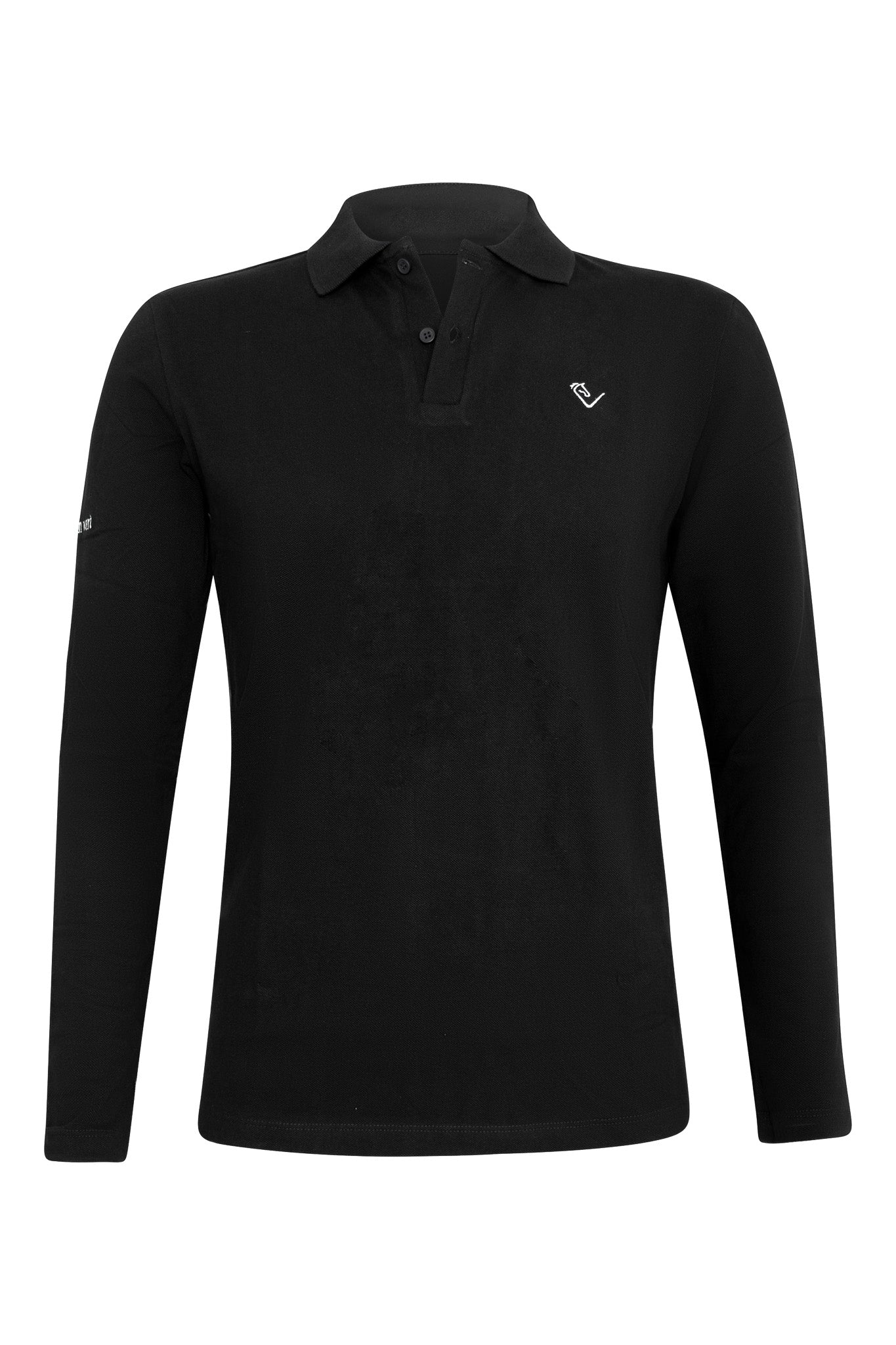 Men's polo shirt Sandro Hit - Longsleeve - Black