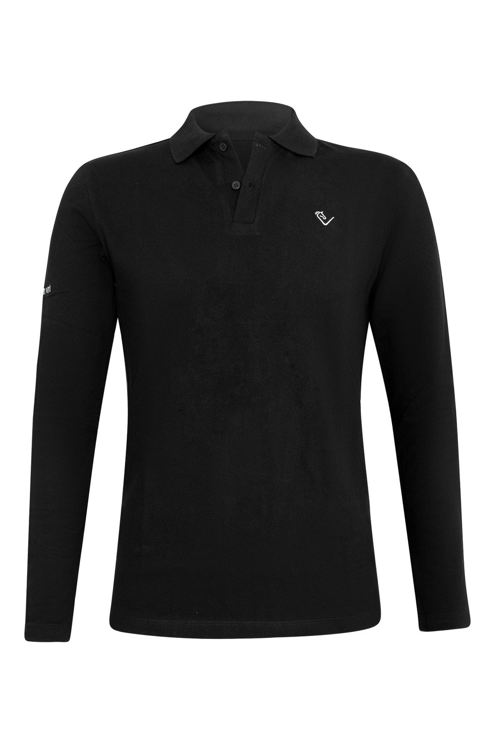 Men's Polo Shirt Sandro Hit - Long-Sleeve - Black