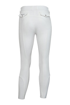 Pantalon d'équitation homme Eros Knee Grip - Blanc