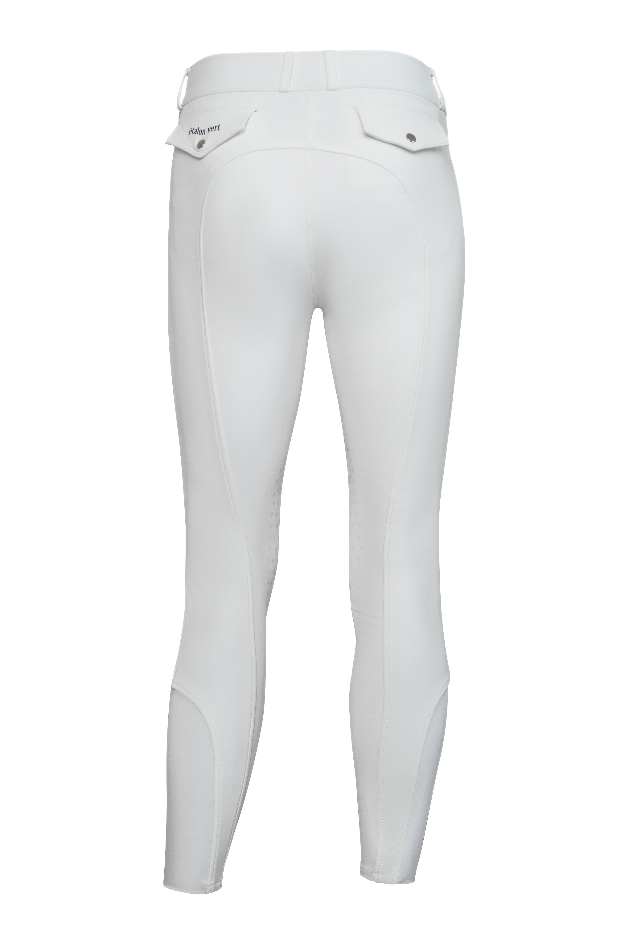 Eros Herren-Reithose Kniegrip - White