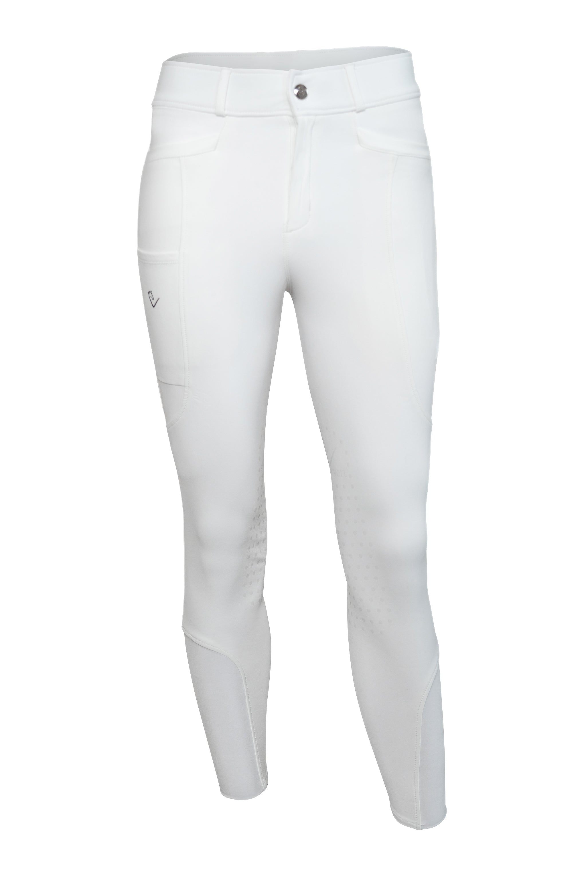 Eros Men's Breeches Knee Grip - White