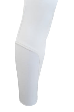 Eros Herren-Reithose Kniegrip - White