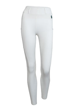 Belissimo competition breeches knee grip - white