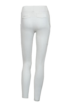 Belissimo competition breeches knee grip - white