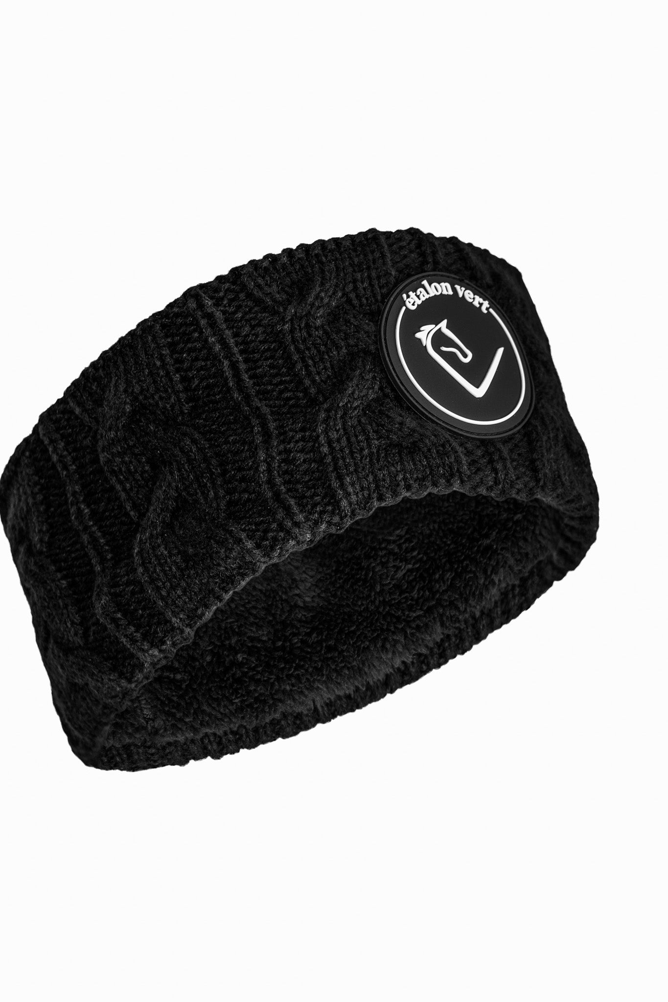 Stirnband Flecht Muster - Domingo - Black