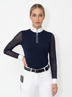 Balou competition shirt long sleeve - Glitter Edition - Navy