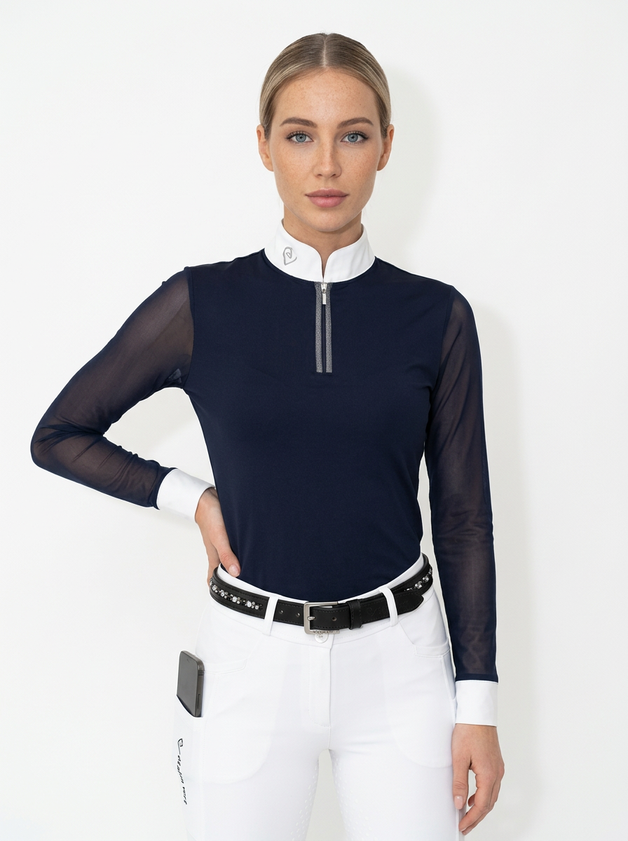 Balou Tournament Shirt Long Sleeve - Glitter Edition - Navy