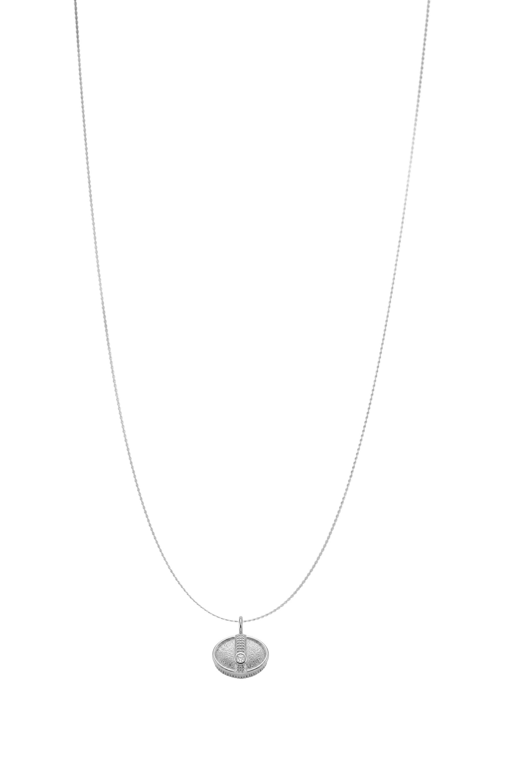 Halskette Brush - Silber