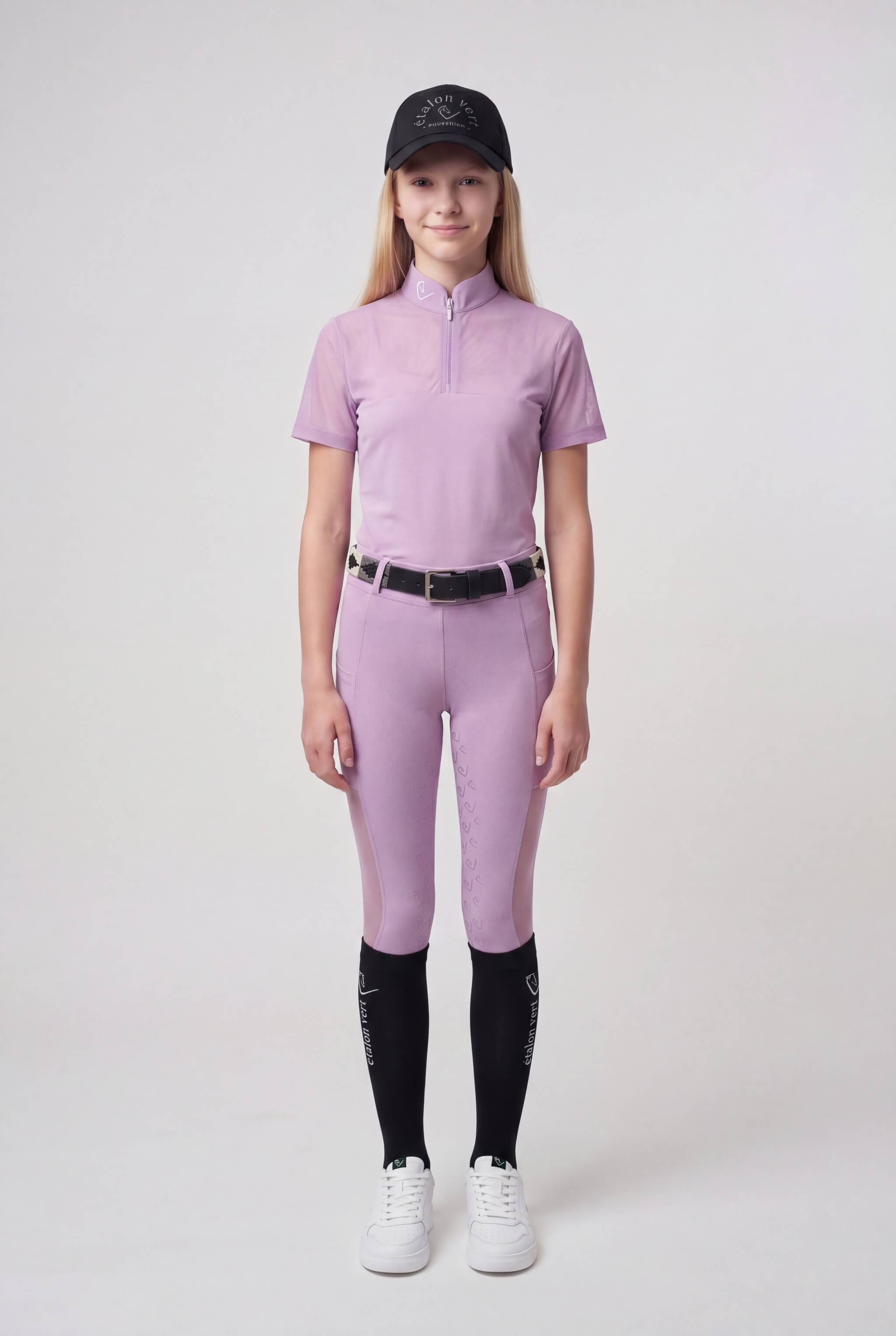 Chacco 2.0 - Leggings Fullgrip - Mesh Summer Edition - Lavender - Young Riders