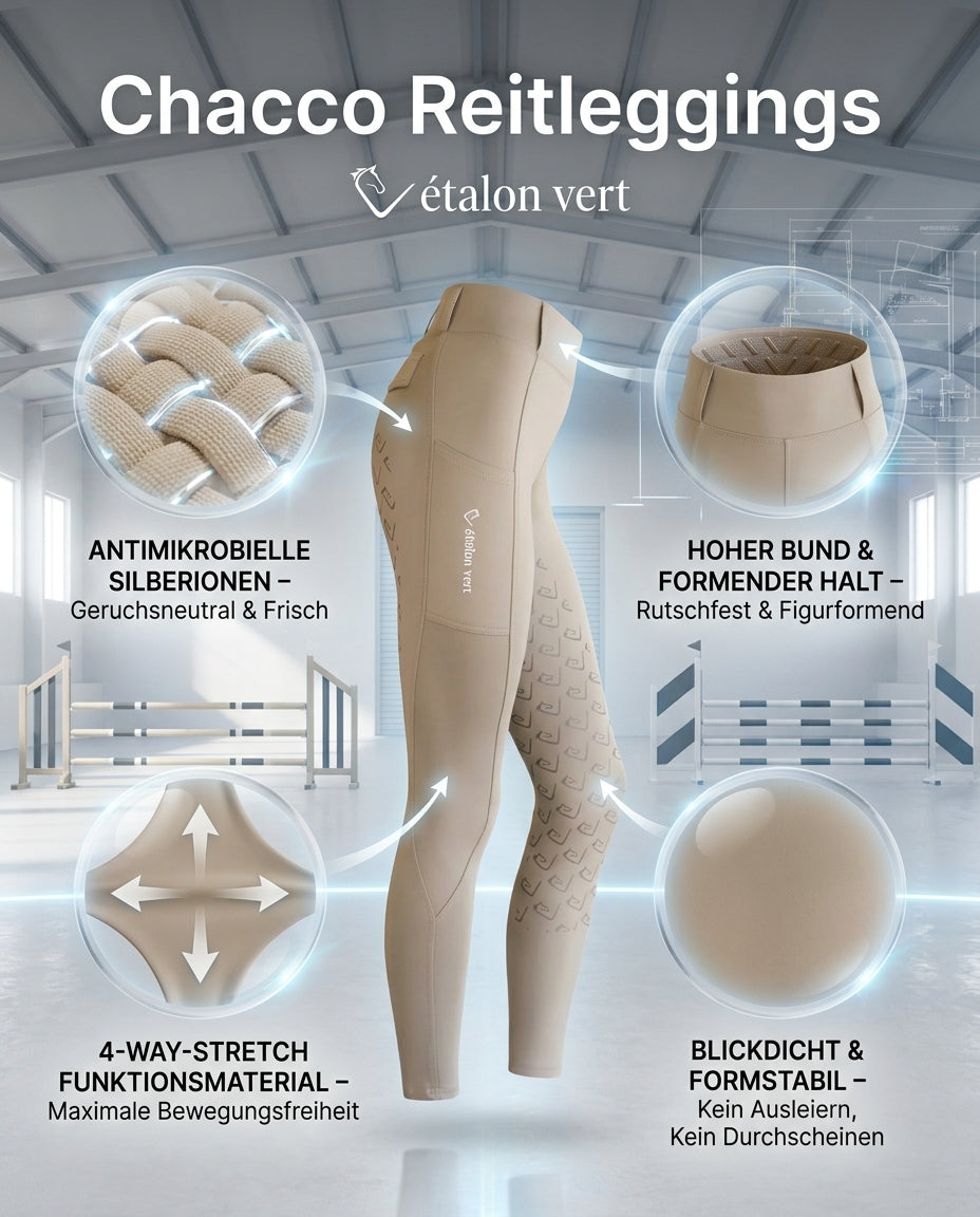 Chacco 2.0 - Leggings Fullgrip - Beige