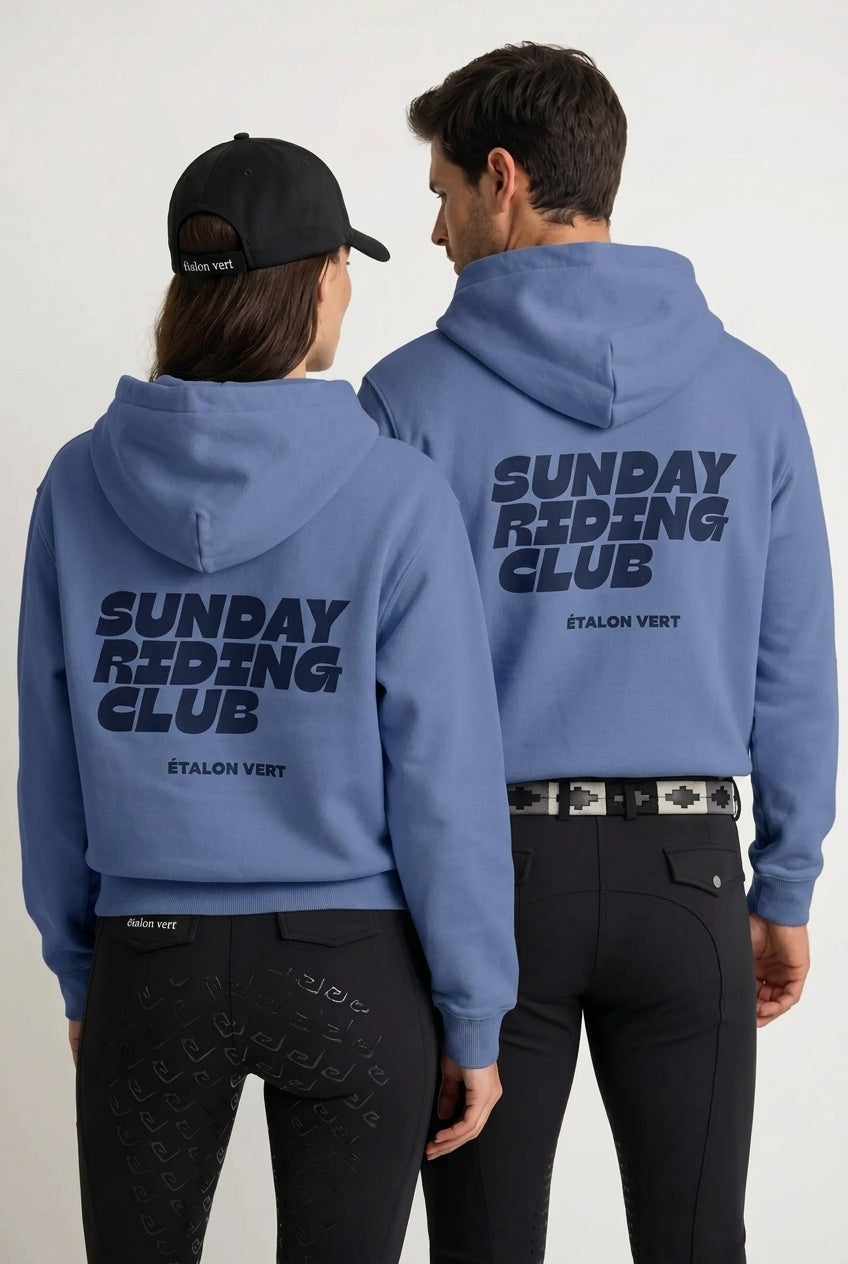Sweat à capuche Pharos 2.0 Oversize Fit - Chevaux et Cocktail - Marine