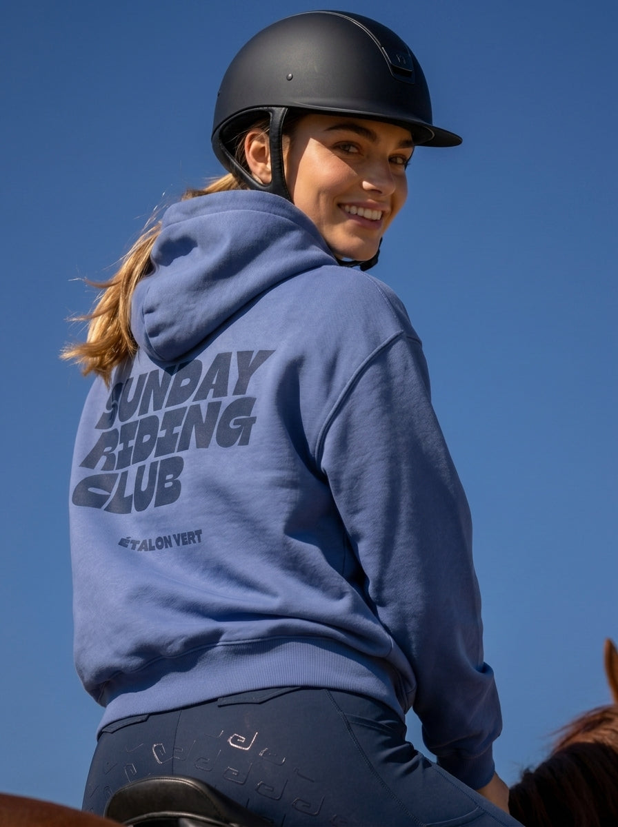 Sweat à capuche Pharos 2.0 Oversize Fit - Chevaux et Cocktail - Marine