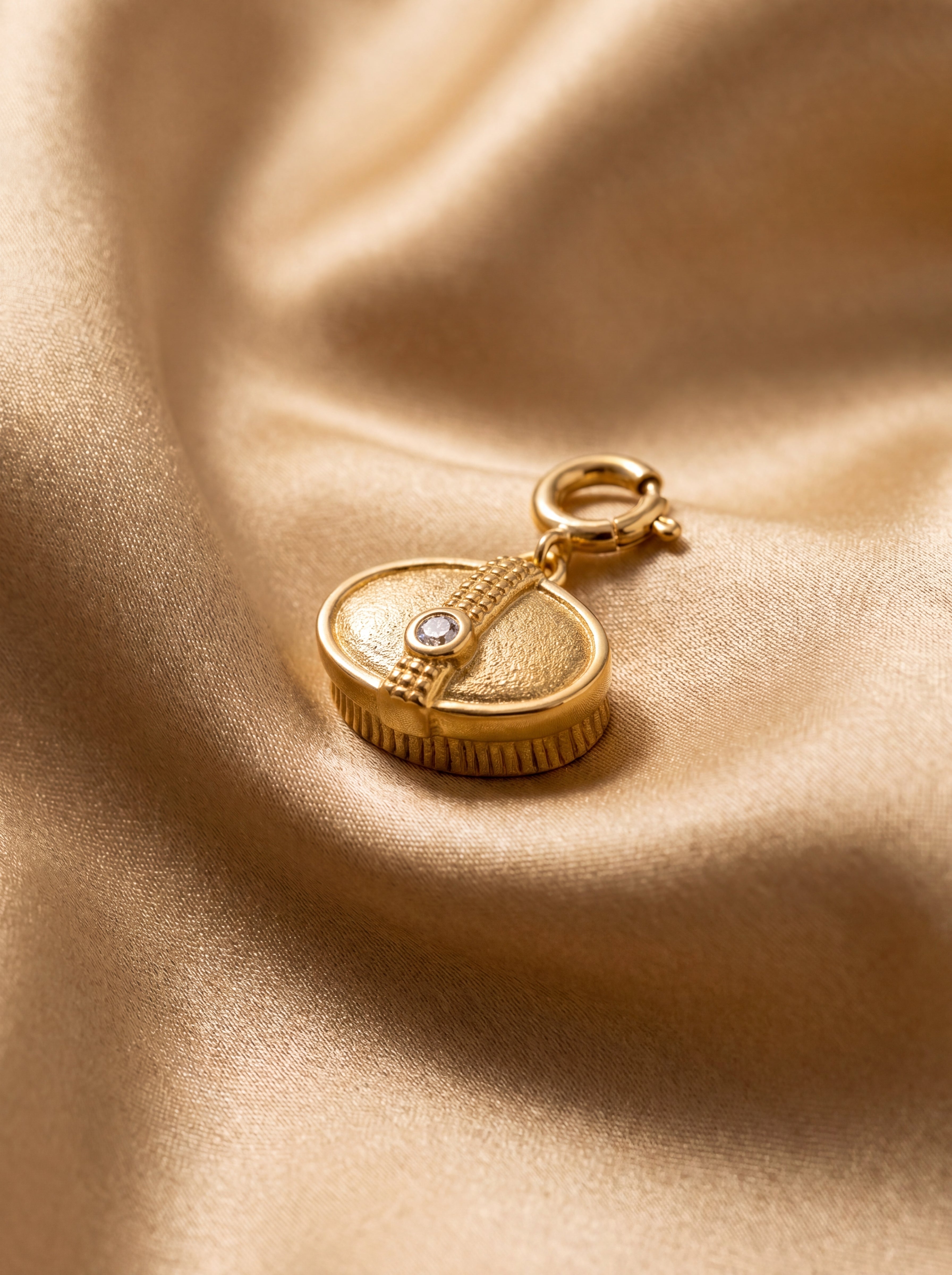 Armband - Charm - Brush - Gold