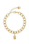 Charm Armband - Turnierschleife - Gold - Set