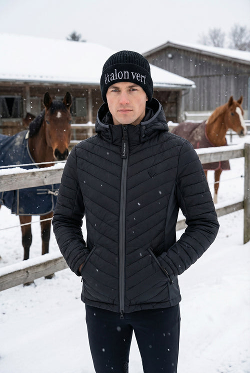 Herren Steppjacke Cassini - Black