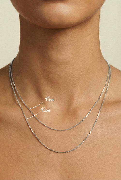 Halskette - Basic - Silver