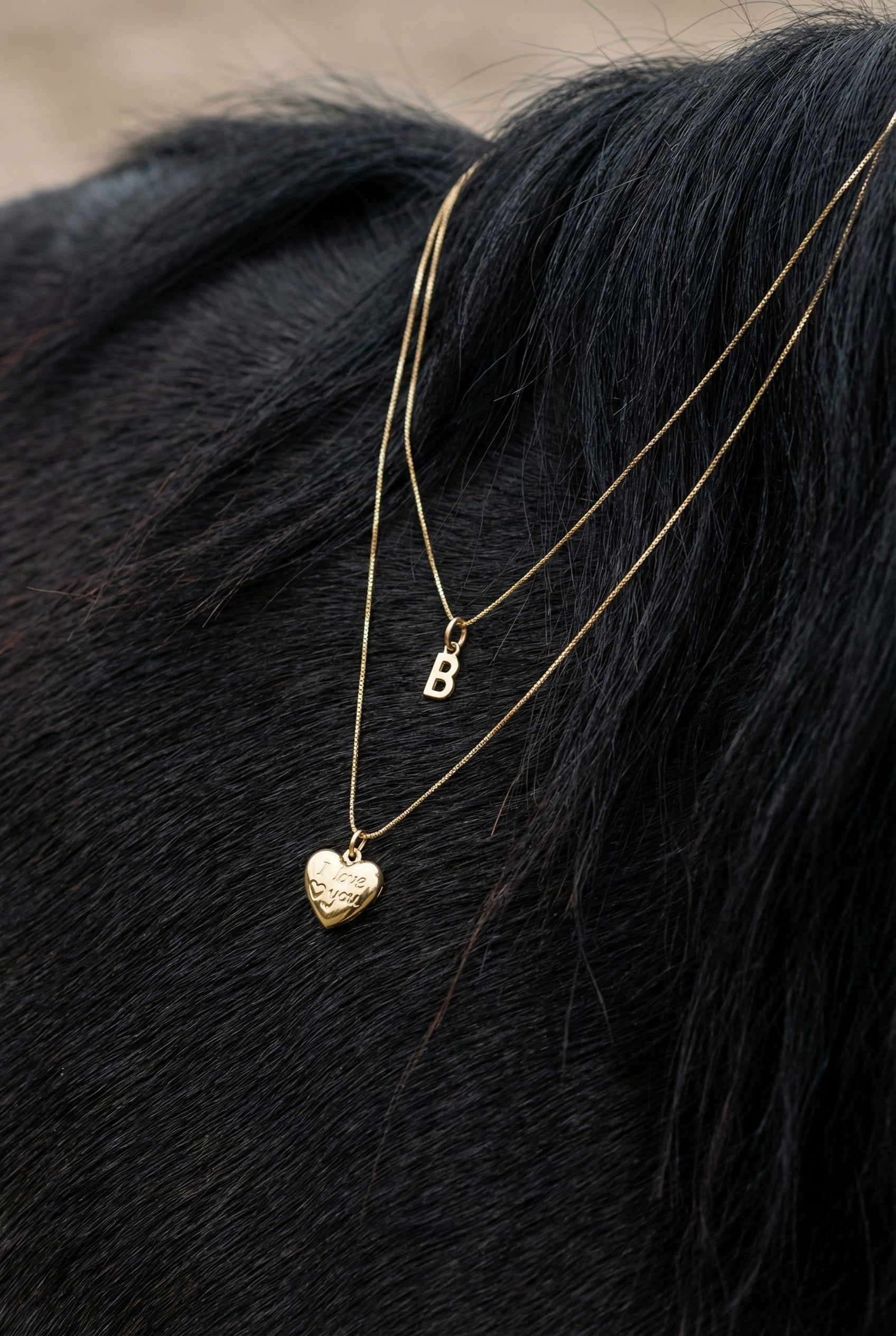 Charm - Buchstaben - Gold