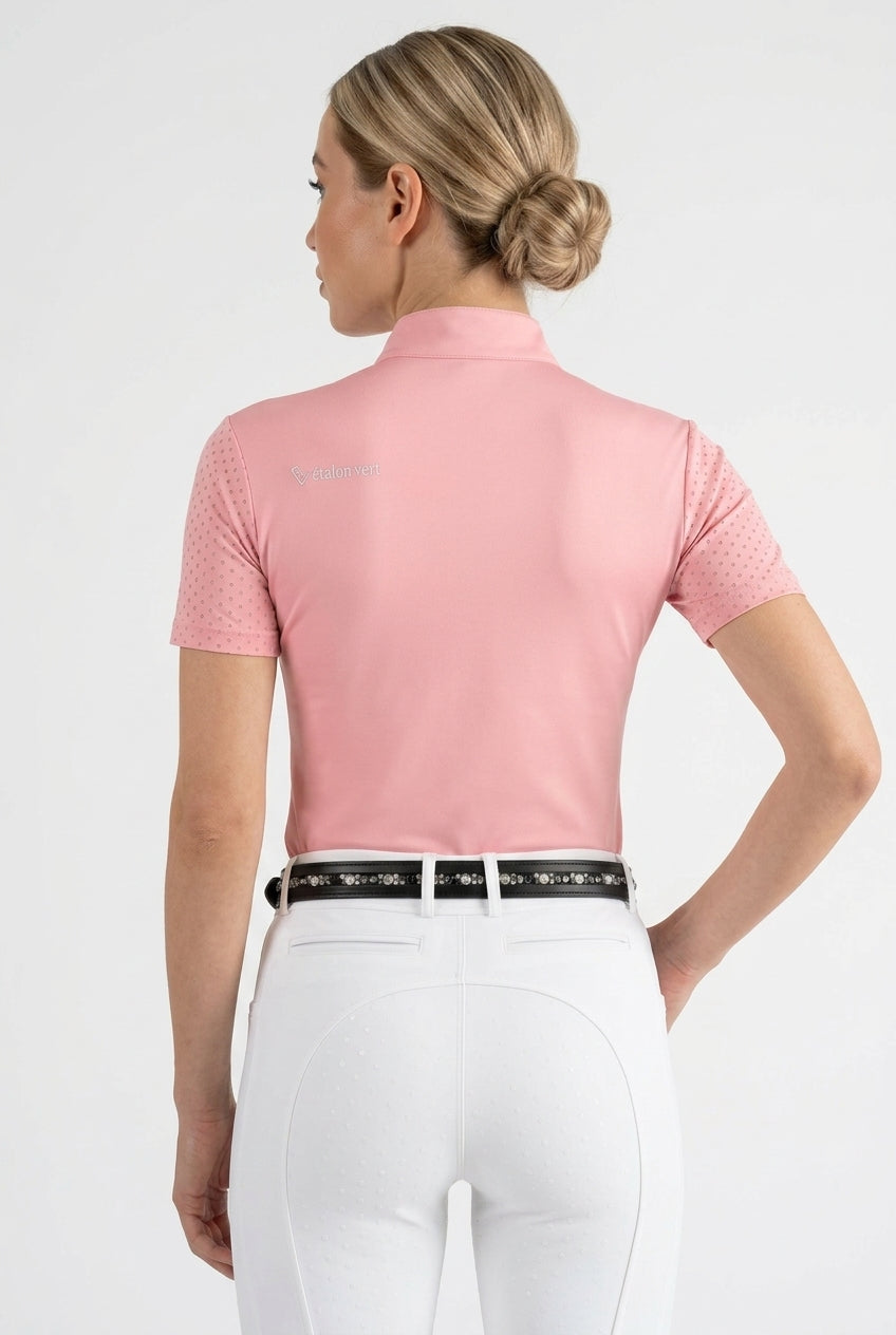 Funktionsshirt Star Gold Kurzarm perforiert - Candy Pink