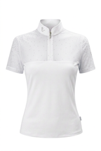 Funktionsshirt Star Gold Mesh - White - Glitter Edition - Young Riders