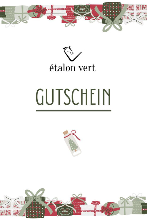 étalon vert - Geschenkgutschein X-Mas