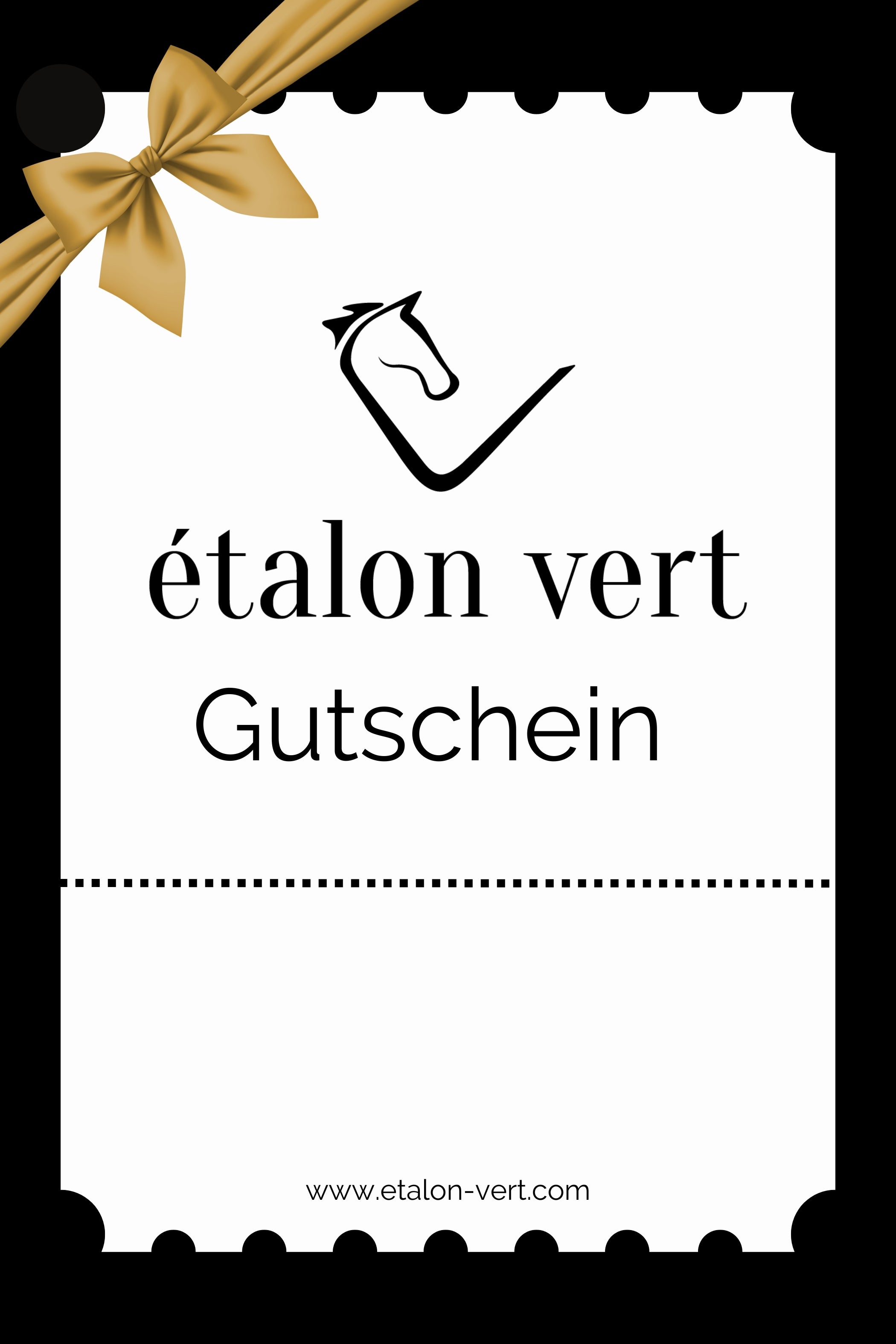 étalon vert - gift voucher