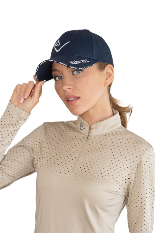 Heartbreaker Cap mit Logo Streifen - Navy