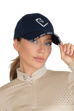 Heartbreaker Cap mit Logo Streifen - Navy