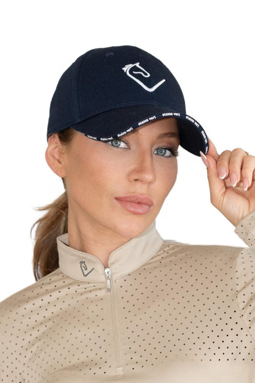 Heartbreaker Cap mit Logo Streifen - Navy