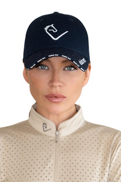 Heartbreaker Cap mit Logo Streifen - Navy