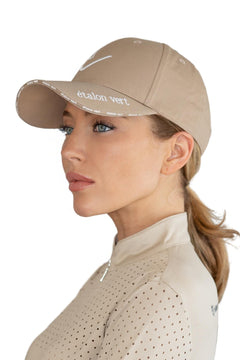 Heartbreaker Cap mit Logo Streifen - Beige