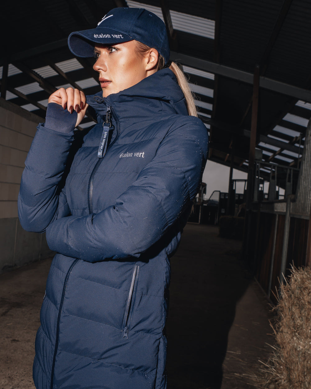 Totilas 2.0 Winter Coat - Navy - Slim Fit