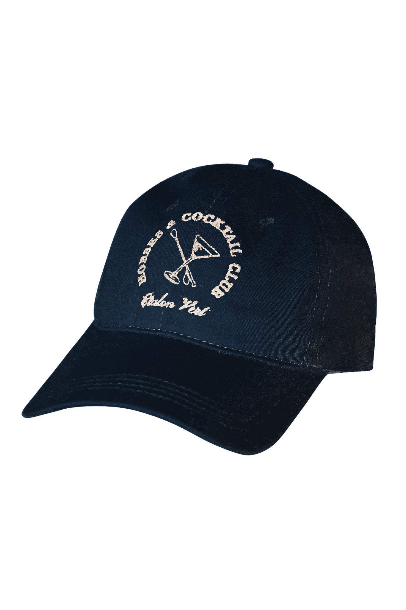 Goldfever Cap - Navy - Horses & Cocktail Edition